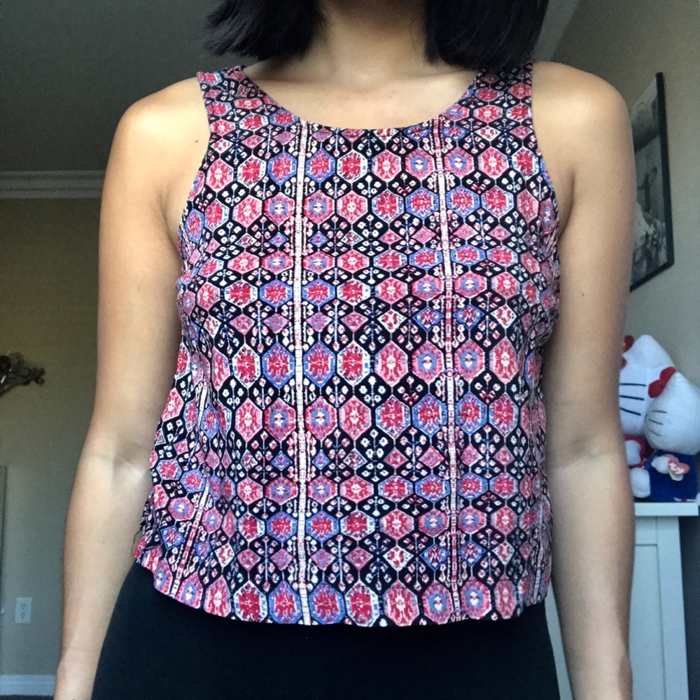 Patterned tank top - Picture 2 of 7